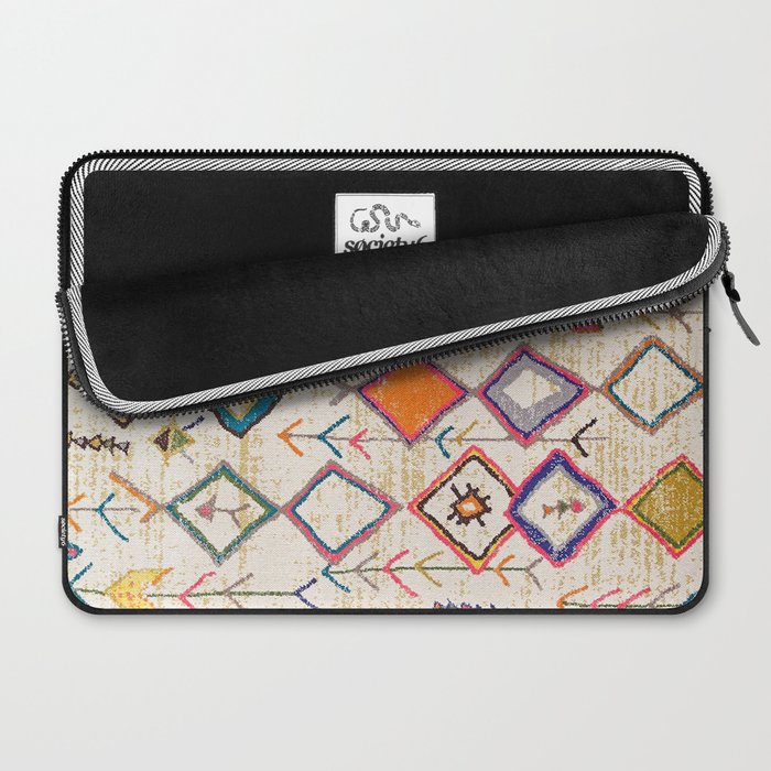 Traditional Vintage Moroccan Berber rug Laptop Sleeve Gallery Image 2