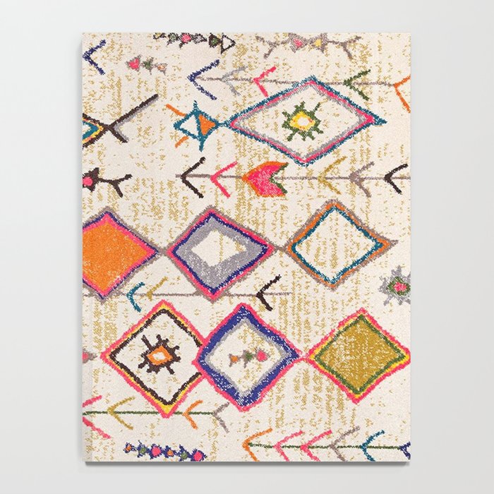 Traditional Vintage Moroccan Berber rug Notebook Gallery Image 4