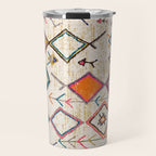 Traditional Vintage Moroccan Berber rug Travel Mug Gallery Image 1