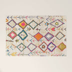 Traditional Vintage Moroccan Berber rug Welcome Mat Gallery Image 1