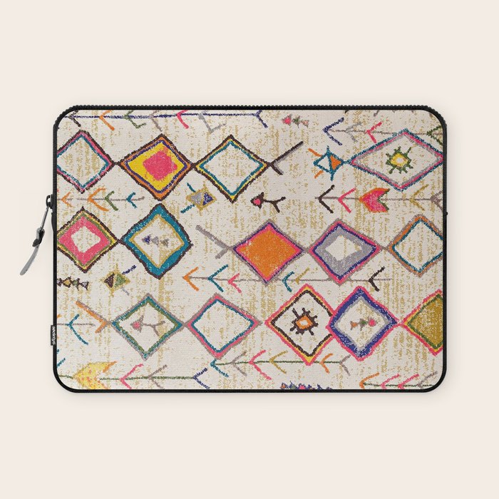 Traditional Vintage Moroccan Berber rug Laptop Sleeve Gallery Image 1