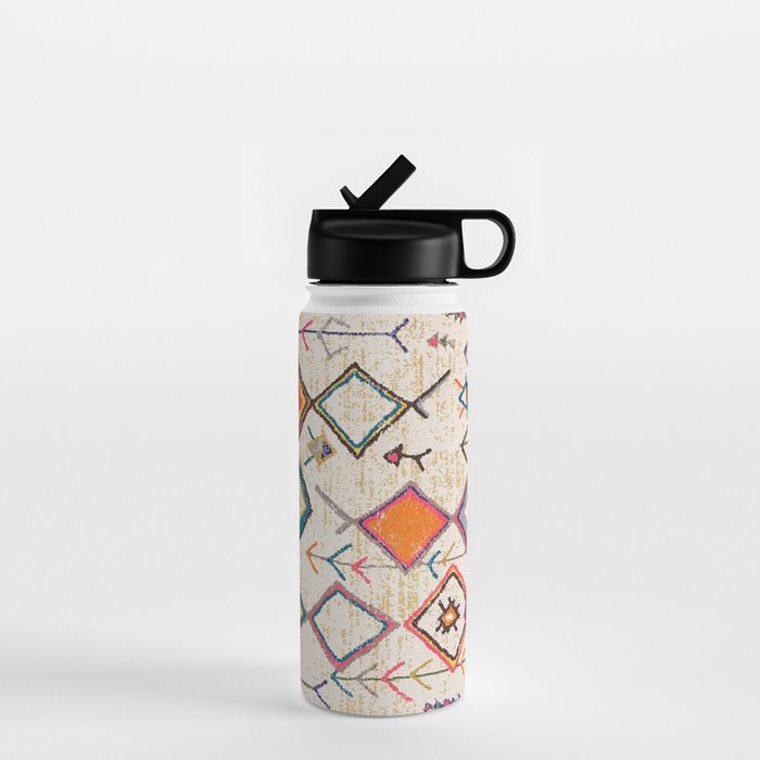 Traditional Vintage Moroccan Berber rug Water Bottle Gallery Image 1