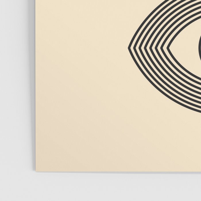 Abstraction_EYE_LINE_POP_ART_Minimalism_001X Poster Gallery Image 3