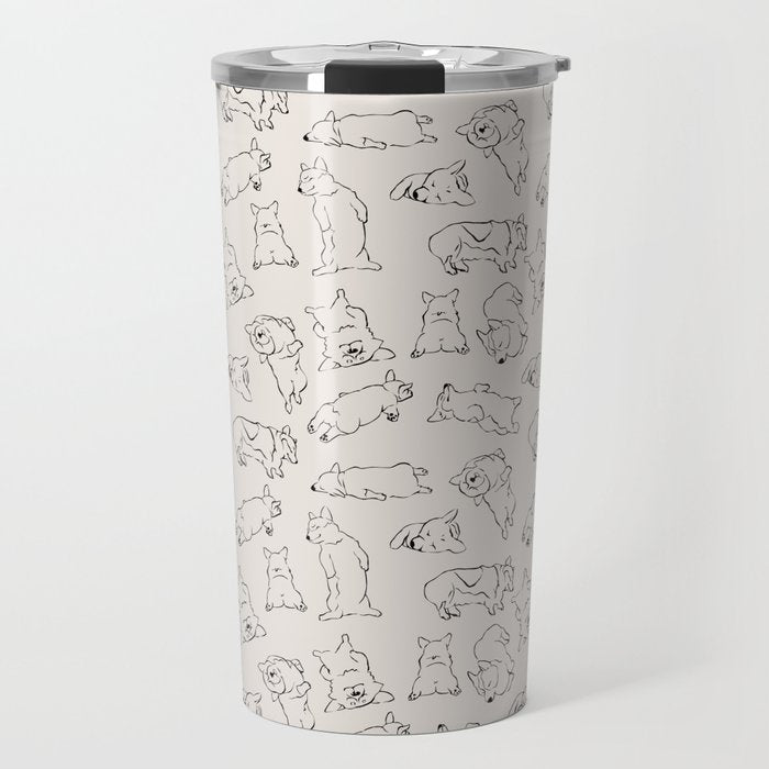 More Sleep Corgi Travel Mug Gallery Image 1