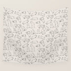 More Sleep Corgi Wall Tapestry Gallery Image 4