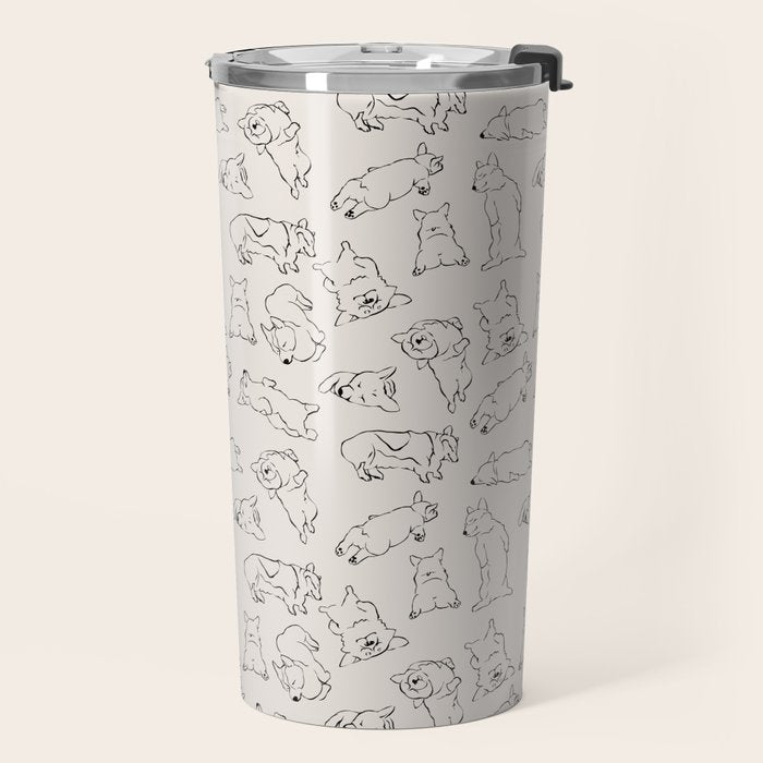 More Sleep Corgi Travel Mug Gallery Image 2