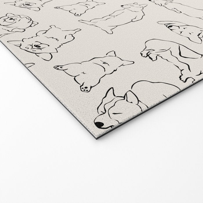 More Sleep Corgi Welcome Mat Gallery Image 2