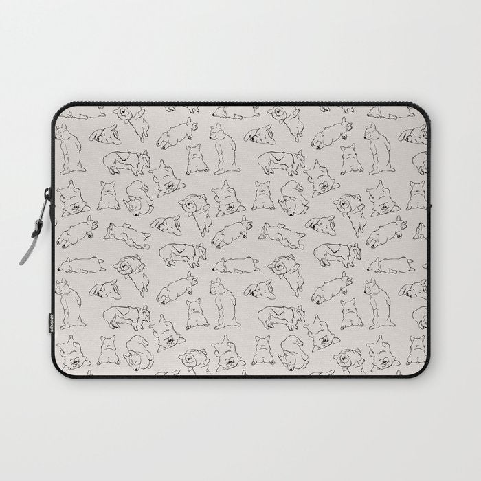 More Sleep Corgi Laptop Sleeve Gallery Image 1