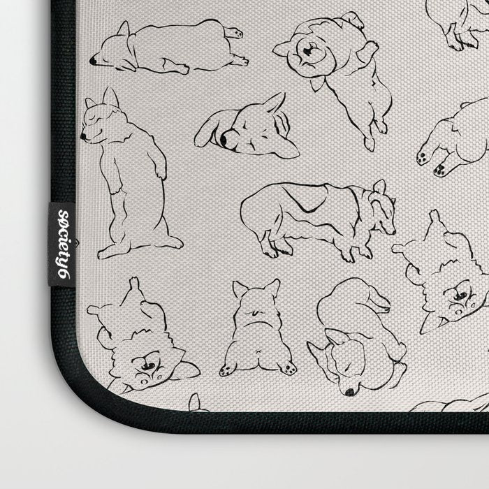 More Sleep Corgi Laptop Sleeve Gallery Image 3