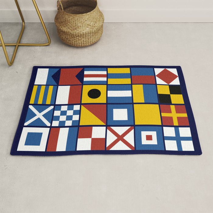 Nautical Flags Rug Gallery Image 1