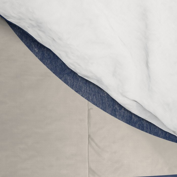 Mid Century Modern Geometric Blue Comforter Gallery Image 4