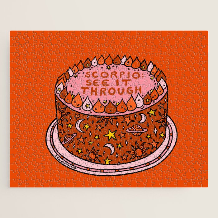 Scorpio Cake Jigsaw Puzzle Gallery Image 1
