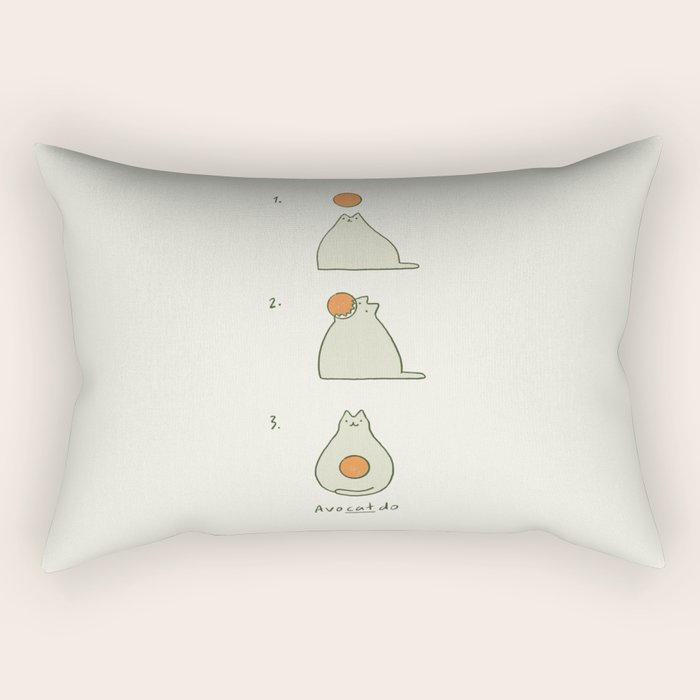 Cat Landscape 117 AvoCatdo Rectangular Pillow Gallery Image 2