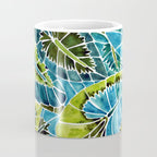 Schismatoglottis Calyptrata - Teal Palette Coffee Mug Gallery Image 4