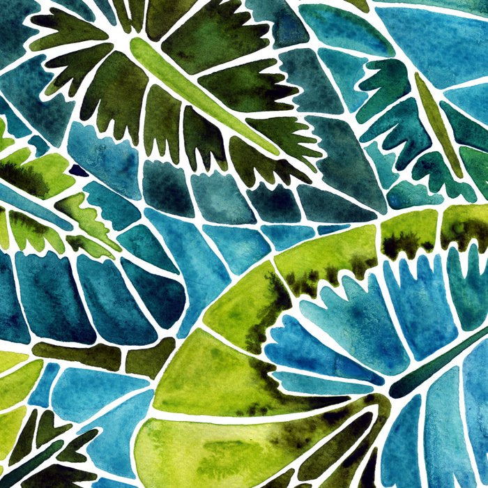 Schismatoglottis Calyptrata - Teal Palette Coffee Mug Gallery Image 2