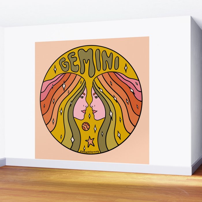 Gemini Wall Mural Gallery Image 2