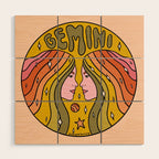 Gemini Wood Wall Art Gallery Image 1