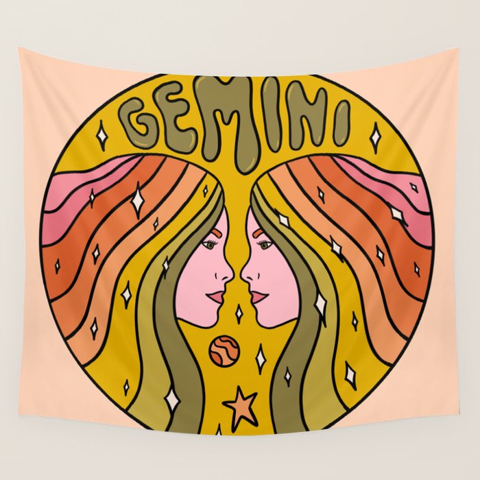 Gemini Wall Tapestry Gallery Image 1