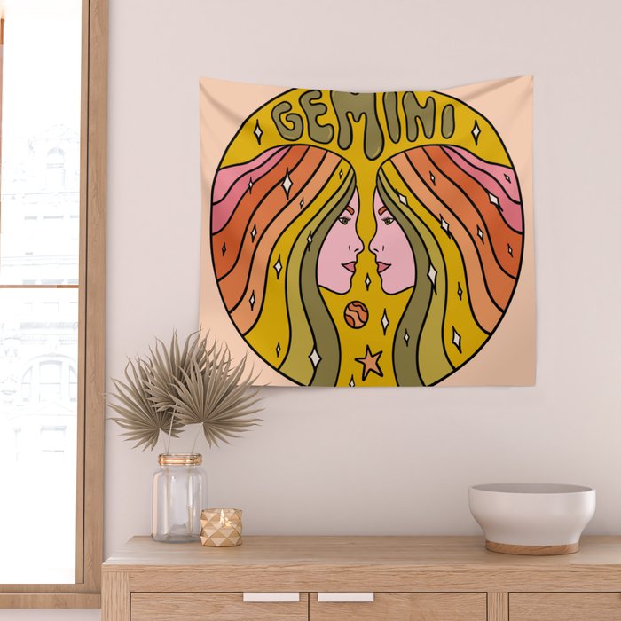Gemini Wall Tapestry Gallery Image 2
