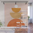 Abstraction Circles Balance Modern Minimalism 007 Wall Mural Gallery Image 1
