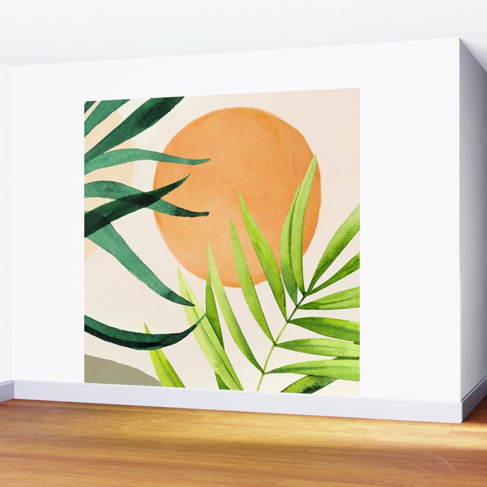tropical sun Wall Mural Gallery Image 2