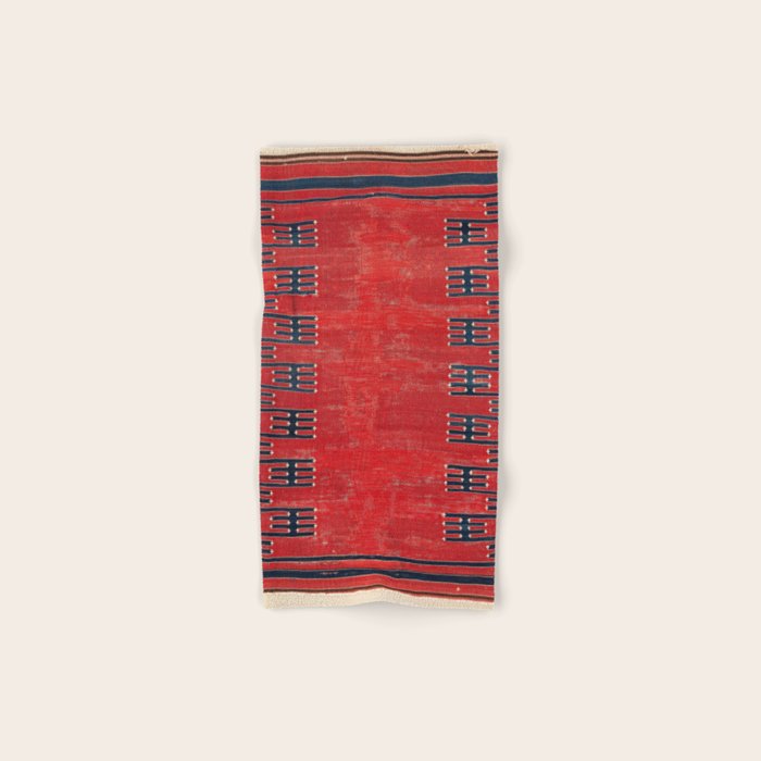 Yüncü Balikesir Northwest Anatolian Kilim Print Bath Towel Gallery Image 1