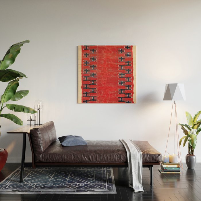 Yüncü Balikesir Northwest Anatolian Kilim Print Wood Wall Art Gallery Image 2