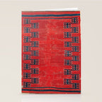 Yüncü Balikesir Northwest Anatolian Kilim Print Stationery Card Gallery Image 2