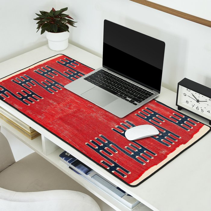 Yüncü Balikesir Northwest Anatolian Kilim Print Desk Mat Gallery Image 2