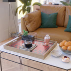 Yüncü Balikesir Northwest Anatolian Kilim Print Serving Tray Gallery Image 2