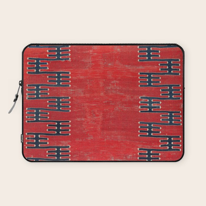 Yüncü Balikesir Northwest Anatolian Kilim Print Laptop Sleeve Gallery Image 1