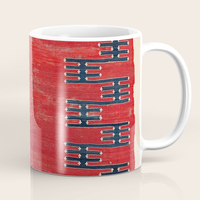 Yüncü Balikesir Northwest Anatolian Kilim Print Coffee Mug Gallery Image 1
