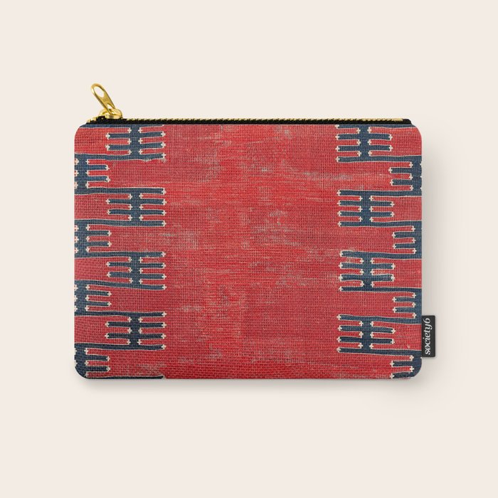Yüncü Balikesir Northwest Anatolian Kilim Print Carry All Pouch Gallery Image 1