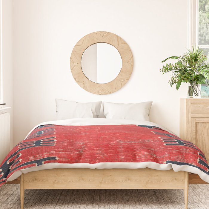 Yüncü Balikesir Northwest Anatolian Kilim Print Duvet Cover Gallery Image 3