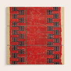 Yüncü Balikesir Northwest Anatolian Kilim Print Wood Wall Art Gallery Image 1