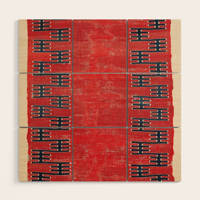 Yüncü Balikesir Northwest Anatolian Kilim Print Wood Wall Art Gallery Image 1