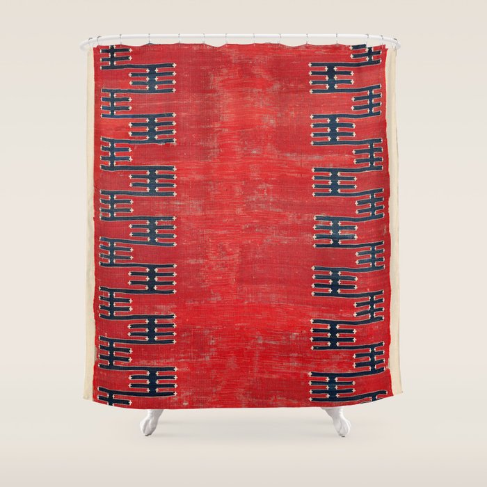 Yüncü Balikesir Northwest Anatolian Kilim Print Shower Curtain Gallery Image 1