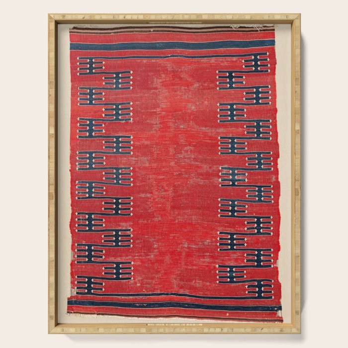 Yüncü Balikesir Northwest Anatolian Kilim Print Serving Tray Gallery Image 1