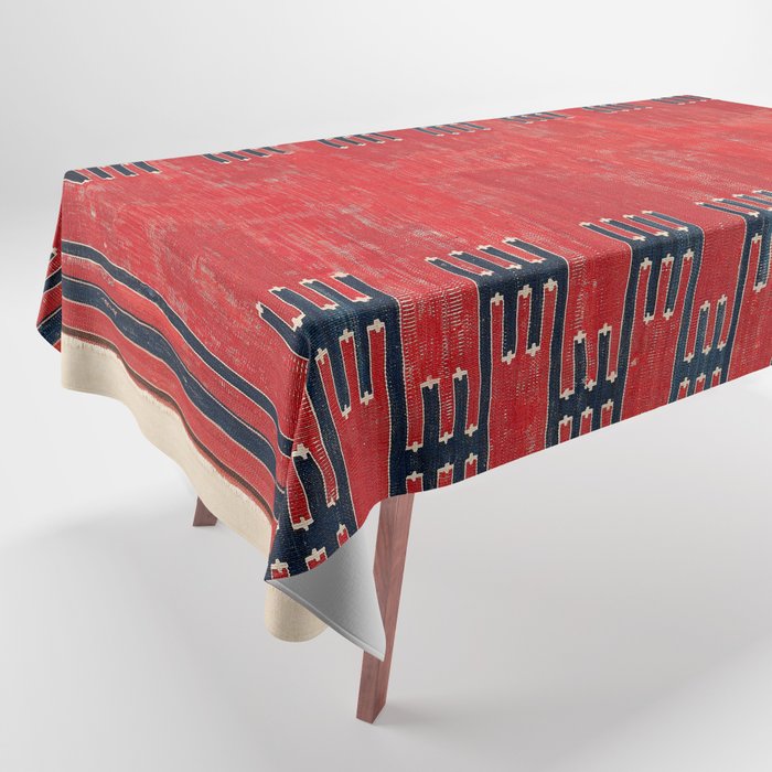 Yüncü Balikesir Northwest Anatolian Kilim Print Tablecloth Gallery Image 1