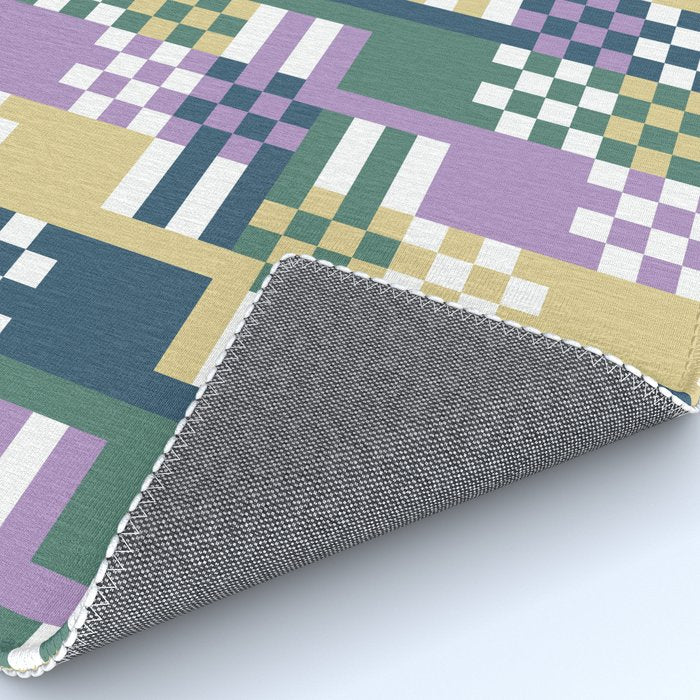Abstract Block Mosaic R Rug Gallery Image 4