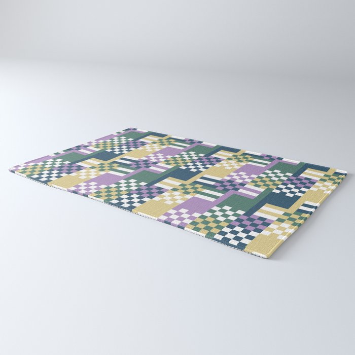 Abstract Block Mosaic R Rug Gallery Image 3