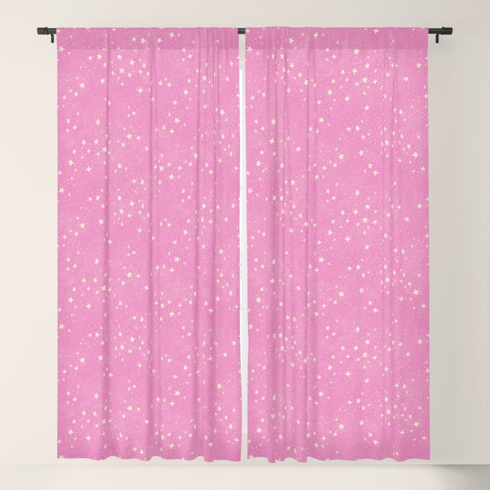 Stars - Pink Window Curtain Gallery Image 5