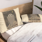 The Hermit - Raccoons Tarot Pillow Sham Gallery Image 2