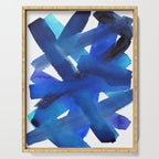 Superwatercolor Multiblue Serving Tray Gallery Image 1