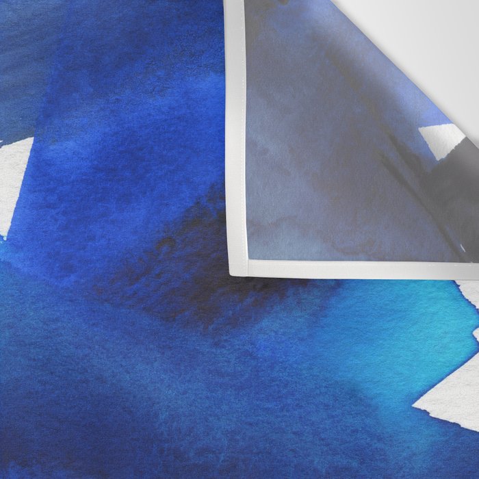 Superwatercolor Multiblue Wall Tapestry Gallery Image 3