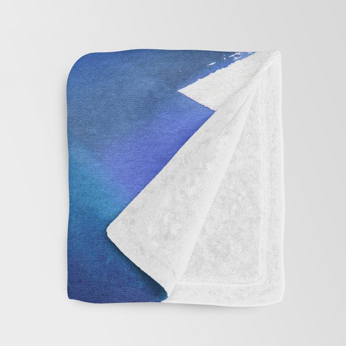 Superwatercolor Multiblue Throw Blanket Gallery Image 3