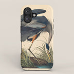 Great Blue Heron by John James Audubon (1834) iPhone Case Gallery Image 1