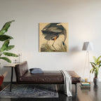 Great Blue Heron by John James Audubon (1834) Wood Wall Art Gallery Image 2