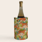 Jungle Tigers In Sand Brown Wine Chiller Gallery Image 1