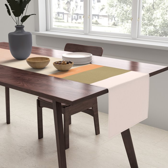 Minimal Geometric 154 Table Runner Gallery Image 2
